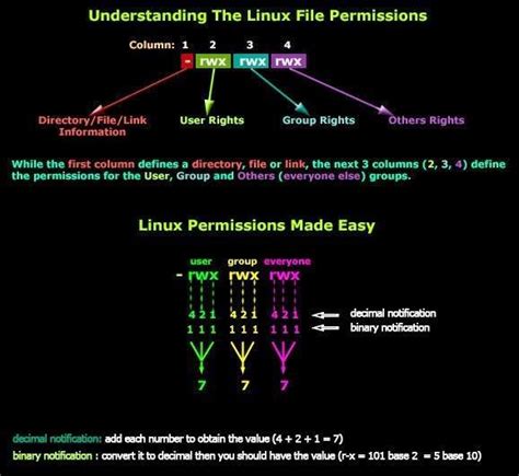 Understanding UNIX permissions and file types.